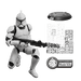 Model Kits - Plastic Blokees STAR WARS: ATTACK OF THE CLONES CHAMPION CLASS 07 CLONE TROOPER MODEL KITS | BLOKEES