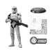 Model Kits - Plastic Blokees STAR WARS: ATTACK OF THE CLONES CHAMPION CLASS 07 CLONE TROOPER MODEL KITS | BLOKEES