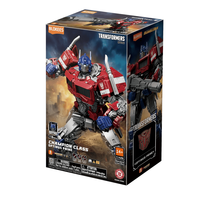 Model Kits - Plastic Blokees Transformers Champion Class 26 | Transformers Bumblebee | Optimus Prime
