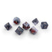 Bloodstone - 7 Piece RPG Set Gemstone Dice - Saltire Games