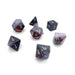 Bloodstone - 7 Piece RPG Set Gemstone Dice - Saltire Games