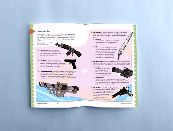 Role Playing Games Bright Bard Games Axolotl with a Gun 2nd Edition