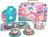 Flower Fairy Tin Tea Set With Storage Case And Paper Crowns - Saltire Games