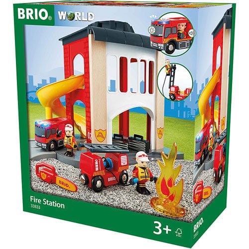 BRIO Fire Station (Accessory) - Saltire Games