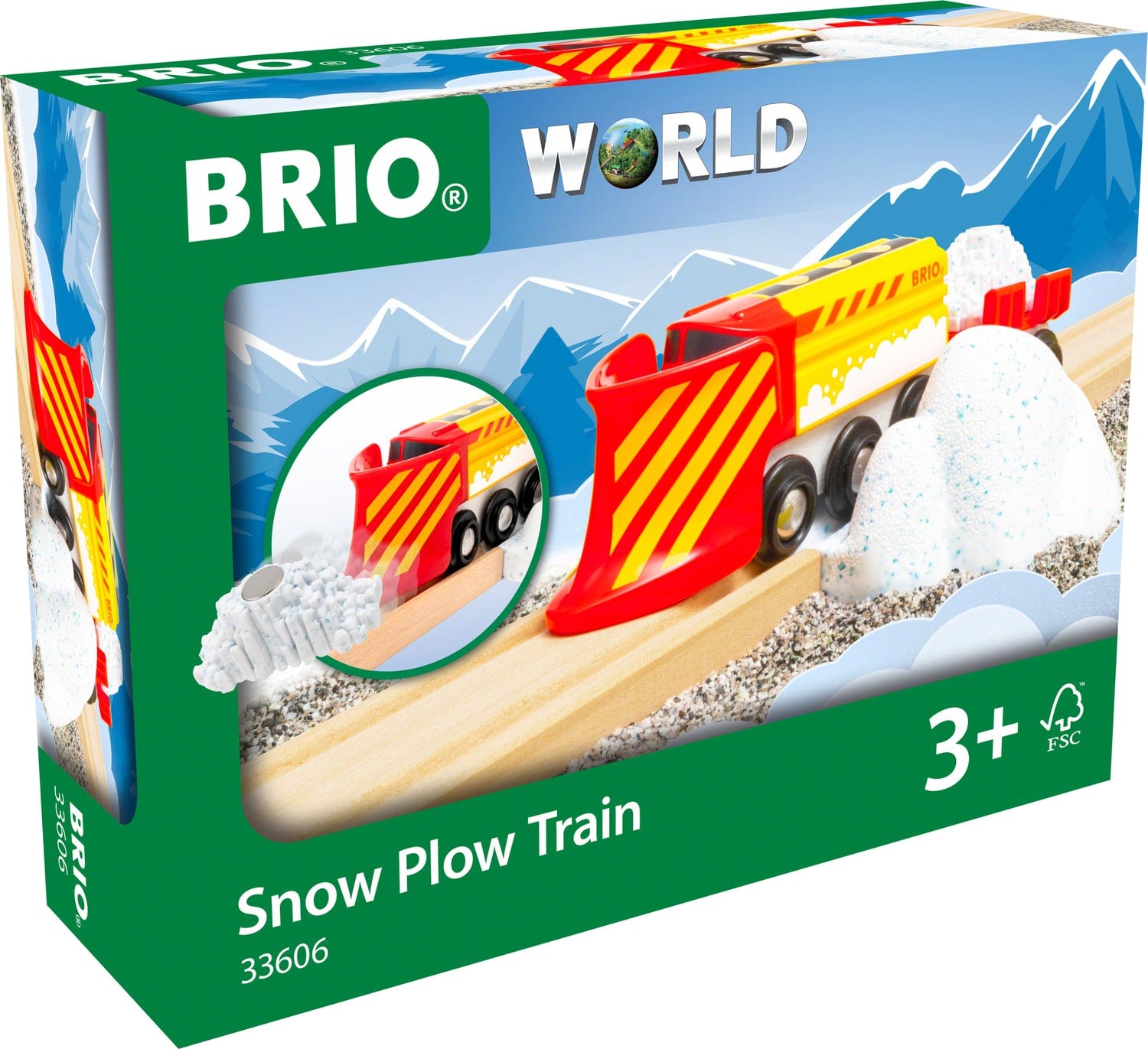 BRIO Snow Plow Train - Saltire Games