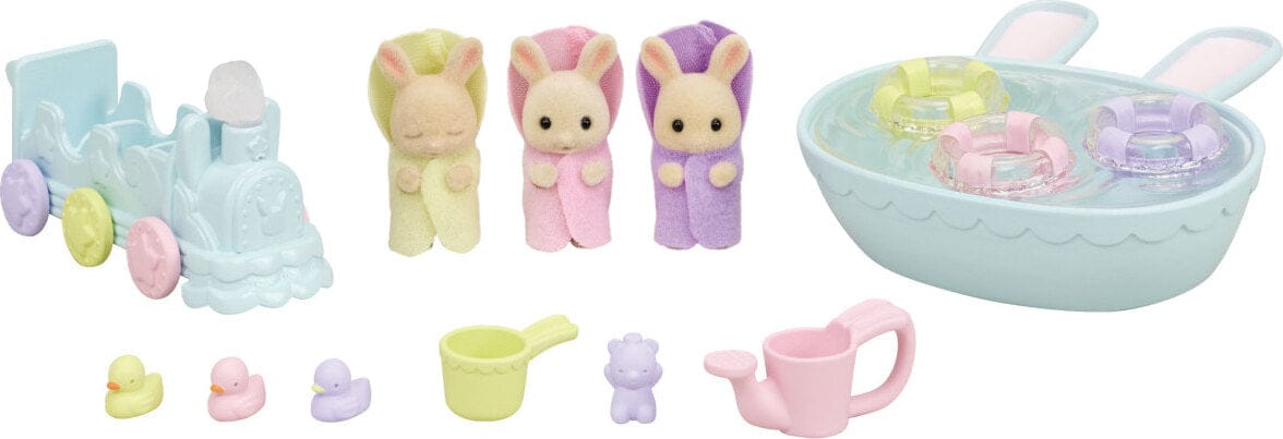 Calico Critters Triplets Baby Bath Time - Saltire Games