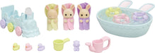 Calico Critters Triplets Baby Bath Time - Saltire Games