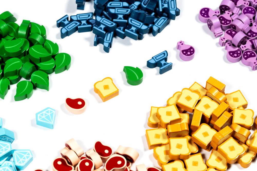 Flamecraft Wooden Tokens - Saltire Games