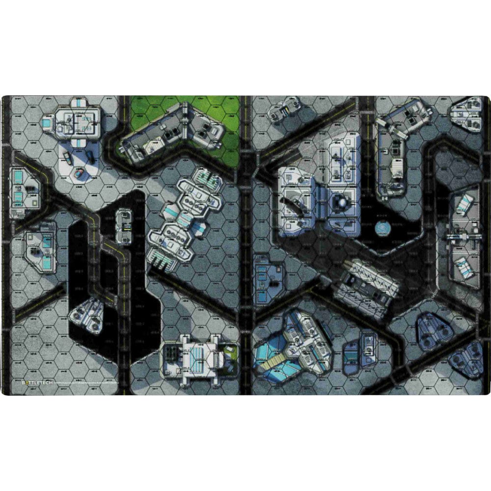 BattleTech BattleMat: City - HPG Heliport/Plaza - Saltire Games