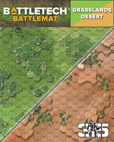 Battletech Desert Grassland Mat - Saltire Games