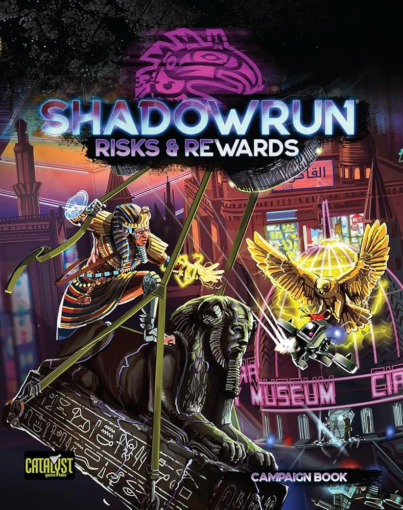 Shadowrun: Ancient Frontiers – Risks & Rewards Campaign Book for Shadowrun, Sixth World | Catalyst Game Labs RPG Sourcebook - Saltire Games