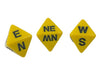 Dice Chessex Compass D8 Yellow/Black