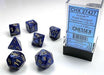 Scarab® Polyhedral Royal Blue/gold 7-Die Set - Saltire Games