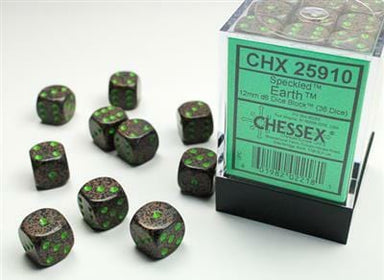 Speckled® 12mm D6 Earth Dice Block™ (36 dice) - Saltire Games