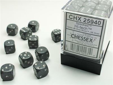 Speckled® 12mm D6 Hi-Tech™ Dice Block™ (36 dice) - Saltire Games