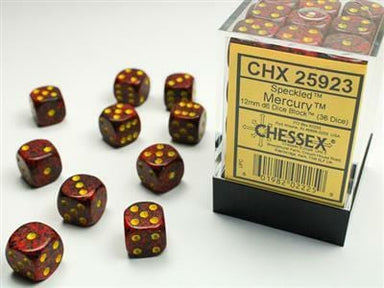Speckled® 12mm D6 Mercury™ Dice Block™ (36 dice) - Saltire Games