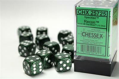 Speckled® 16mm D6 Recon™ Dice Block™ (12 dice) - Saltire Games