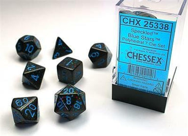 Speckled® Polyhedral Blue Stars™ 7-Die Set - Saltire Games
