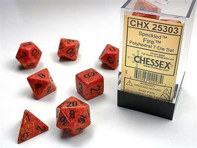 Speckled® Polyhedral Fire 7-Die Set - Saltire Games