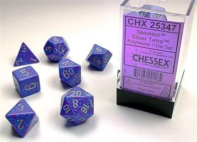 Speckled® Polyhedral Silver Tetra™ 7-Die Set - Saltire Games