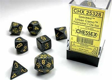 Speckled® Polyhedral Urban Camo™ 7-Die Set - Saltire Games