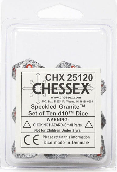 Speckled Granite d10 Set - Saltire Games