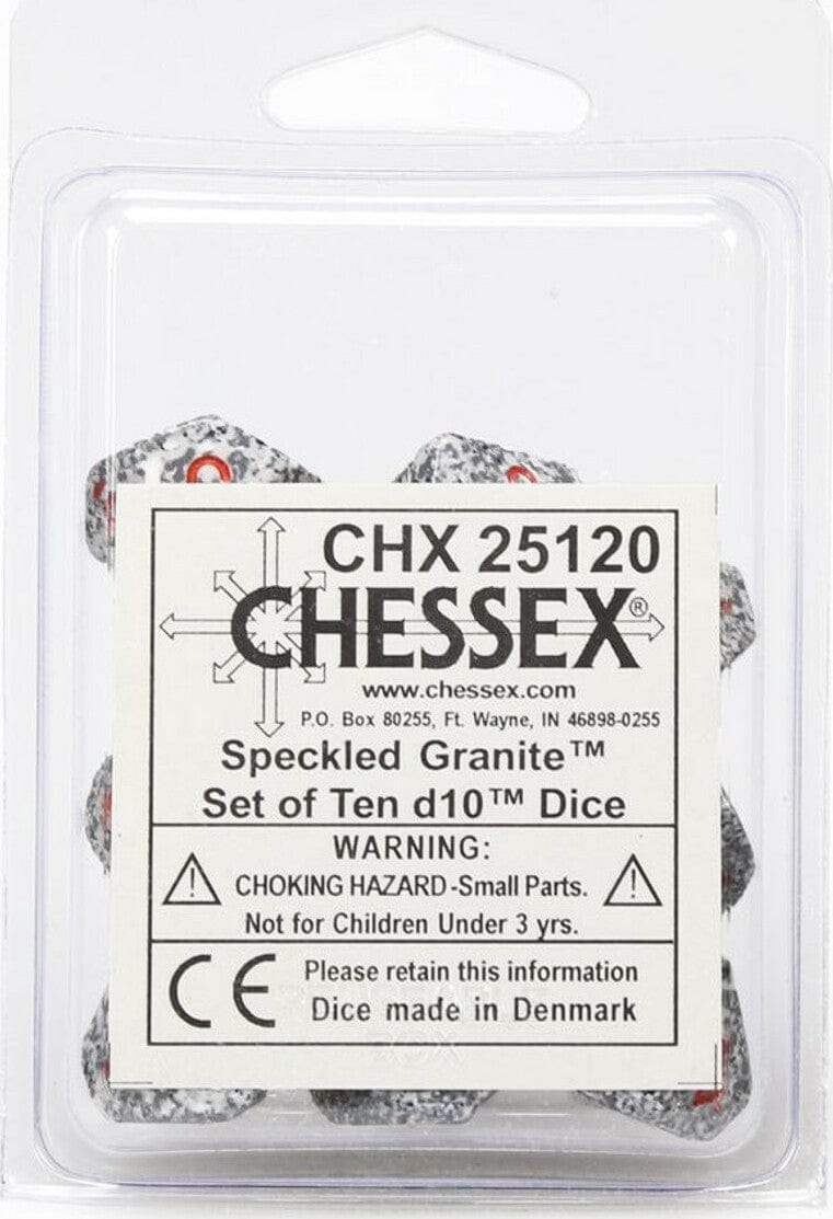Speckled Granite d10 Set - Saltire Games