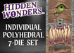 Hidden Wonders™ Assorted 7-Die Polyhedral Set - Saltire Games