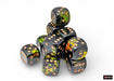 Brush Deep Forest/gold 16mm d6 Dice Block (12 dice) - Saltire Games