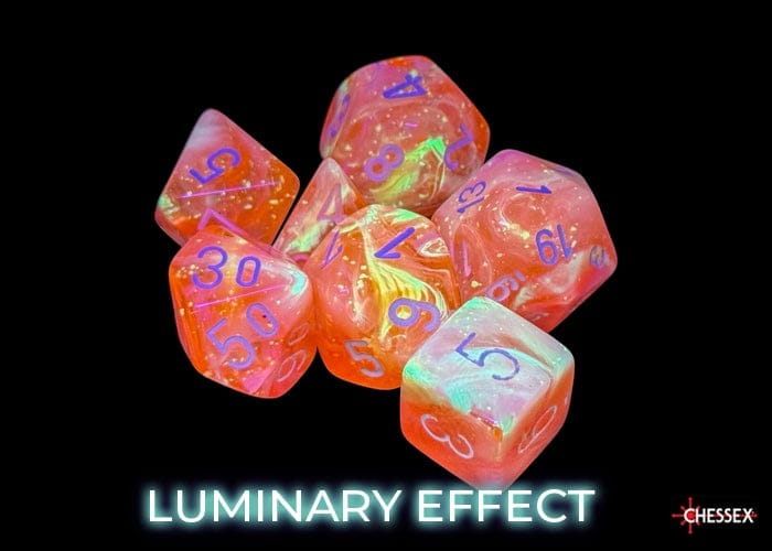 Festive Dahlia/white Luminary 7-Die Set - Saltire Games