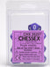 Opaque: Poly D10 Purple/White ( - Saltire Games
