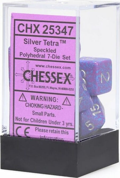 Speckled® Polyhedral Silver Tetra™ 7-Die Set - Saltire Games