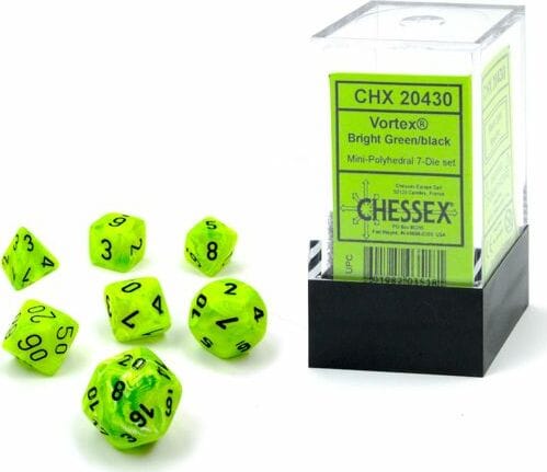 Vortex BrightGreen/Black MINI 7 - Saltire Games