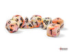 Festive® Mega-hedral™ Circus™/black 7-Die Set - Saltire Games