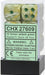 Marble 16mm D6 Green/dark green Dice Block™ (12 dice) - Saltire Games