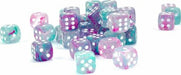 Nebula® 12mm D6 Wisteria/white Luminary™ Dice Block™ (36 dice) - Saltire Games