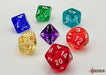 Prism Translucent GM & Beginner Player Polyhedral Dice Set - Saltire Games