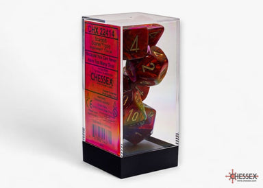 Scarab® Mega-hedral™ Scarlet™/gold 7-Die Set - Saltire Games