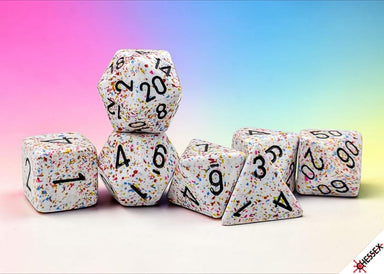 Speckled Birthday Polyhedral 7-Dice Set - Saltire Games