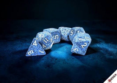 Speckled Ocean Stone Polyhedral 7-Dice Set - Saltire Games