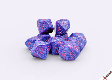 Speckled Purple Passion Set of Ten d10s - Saltire Games