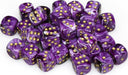 Vortex® 12mm D6 Purple/gold Dice Block™ (36 dice) - Saltire Games