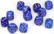 Vortex® 16mm D6 Blue/gold Dice Block™ (12 dice) - Saltire Games