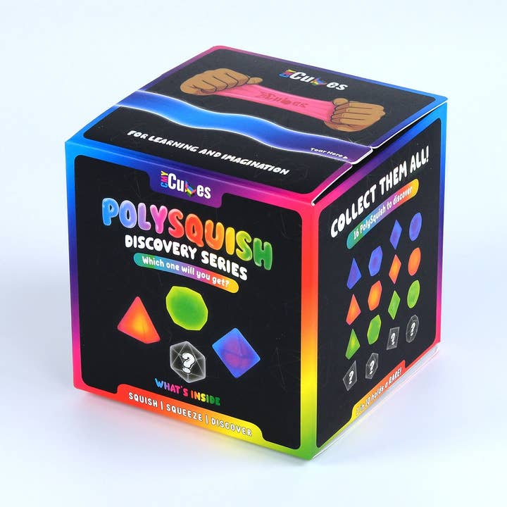Novelty - Fidget - Mystery CMY Cubes The PolySquish Discovery Series
