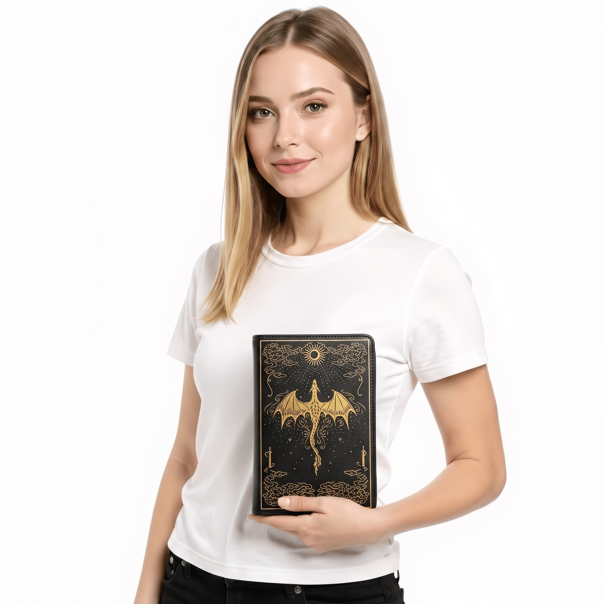 Romantacy Dragon book Clutch bag - Saltire Games