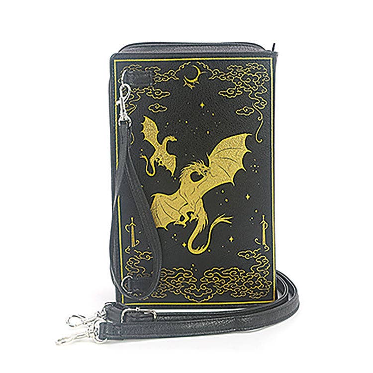 Romantacy Dragon book Clutch bag - Saltire Games