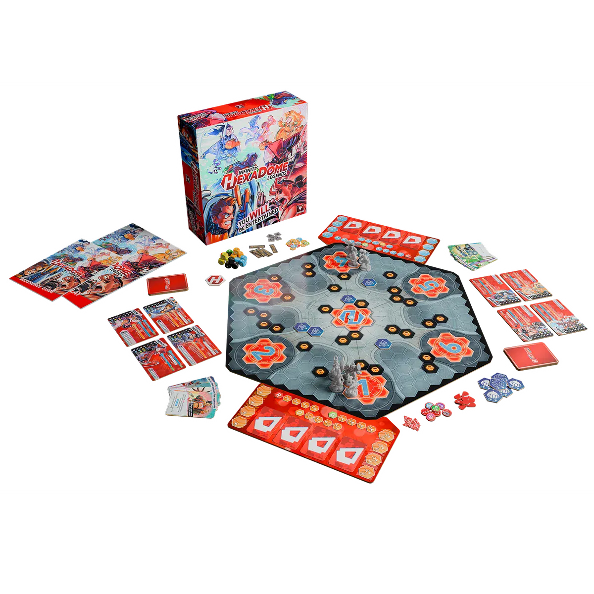 Board Game Corvus Belli Infinity HexaDome Legends