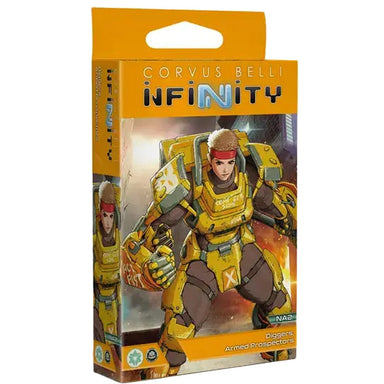 Infinity: NA2 - Diggers, Armed Prospectors (Chain Rifle) - Saltire Games