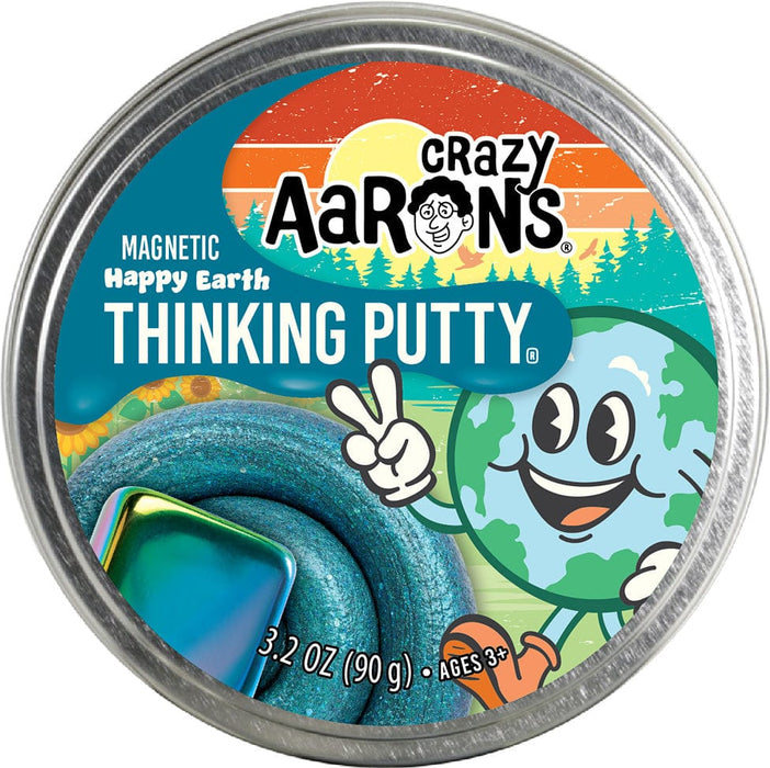 Magnetic Happy Earth Thinking Putty - Saltire Games
