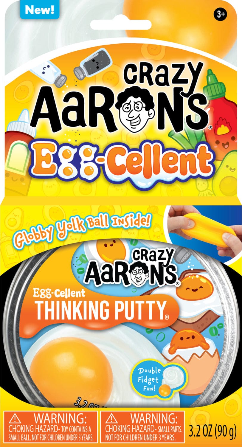 Crazy Aaron's Eggcellent Thinking Putty Tin - Saltire Games